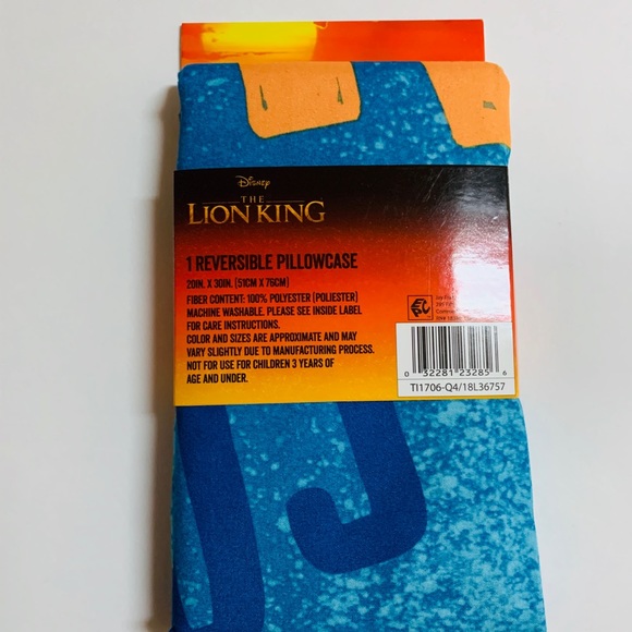 Lion king reversible pillow case - Picture 3 of 4